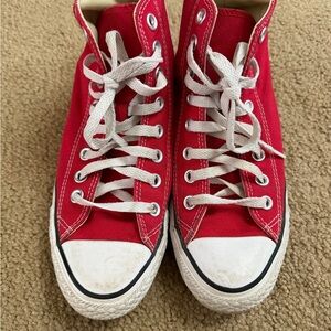 Converse Cream High-Top Sneakers